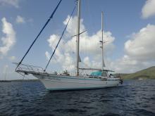 Contour Yachts LTD Ketch Contour Yachts :  At anchor in Martinique